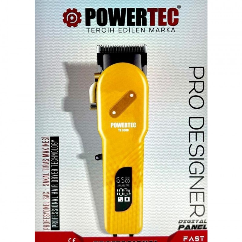 Powertec Tr 3000 Saç ve Sakal Kesme Tıraş Makinesi 