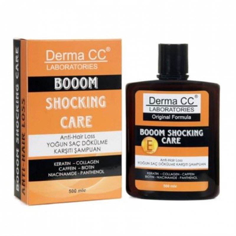 Derma CC Booom Shocking Care Yoğun Saç Dökülmesine Karşı Şampuan 500ml