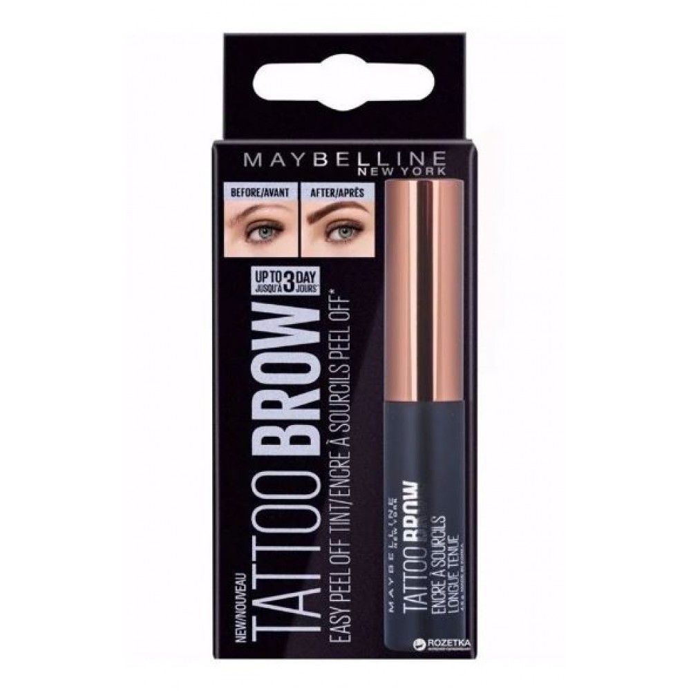 Maybelline new york brow tattoo geçici kaş dövmesi - orta ton