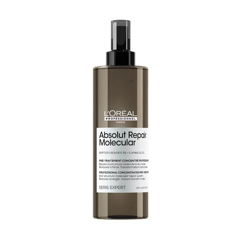 LOREAL Absolut Repair Molecular Tüm Yıpranmış Saçlar İçin Onarıcı ve Güçlendirici Konsantre Ön Bakım Serumu 190ml