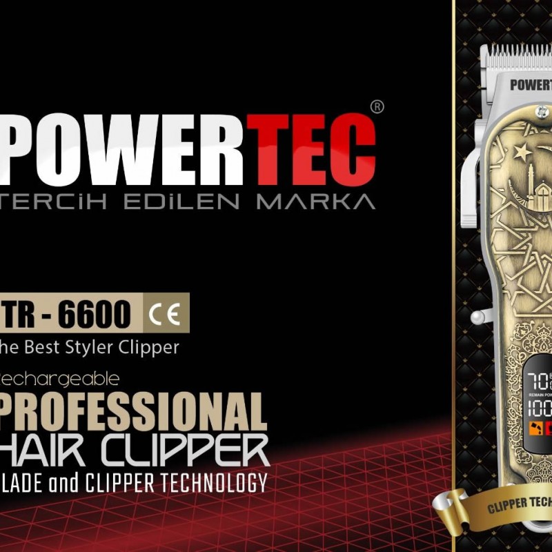 Powertec TR-6600 Saç Kesim Makinası