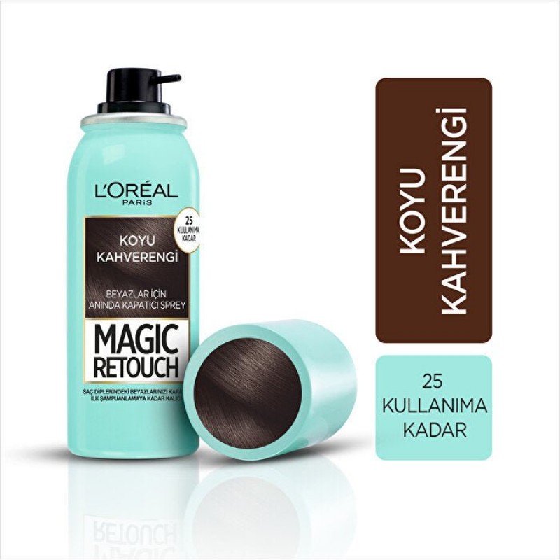 L’Oréal Paris Magıc Retouch Beyaz Dipleri Kapatıcı Sprey 02 Brun