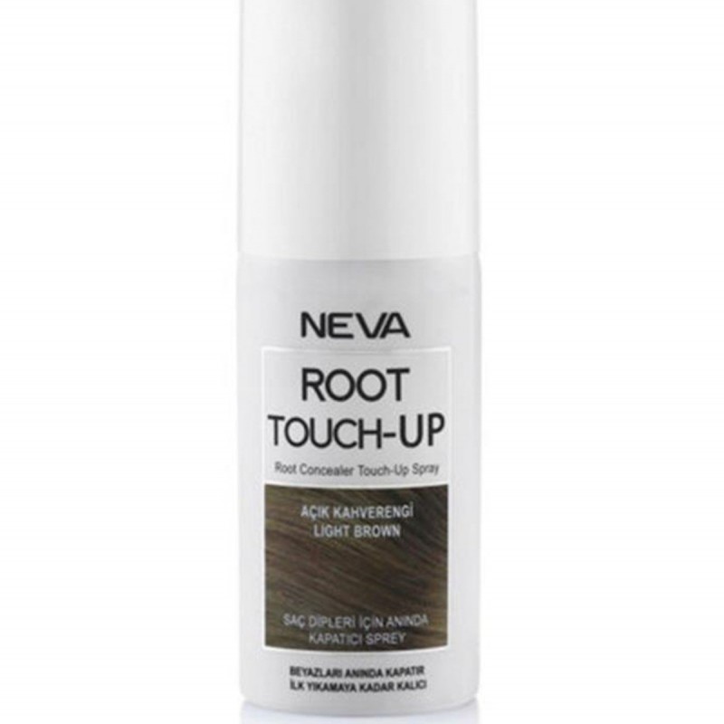 NevaNeva Root Touch-Up Saç Dipleri İçin Kapatıcı Sprey Açık Kahverengi 75 Ml