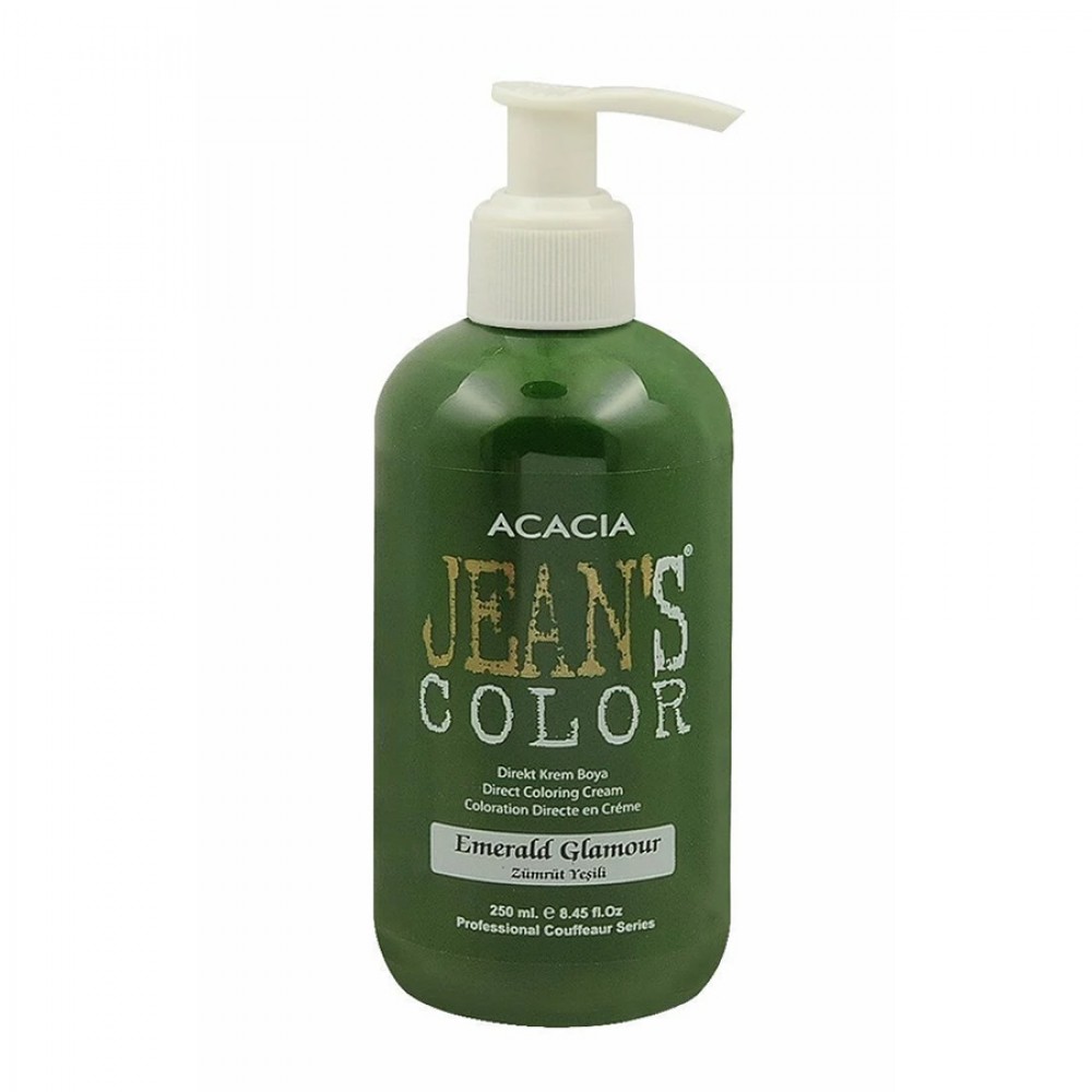 Jean’s Color Su Bazlı Amonyaksız Saç Boyası 250 Ml. - Zümrüt Yeşili