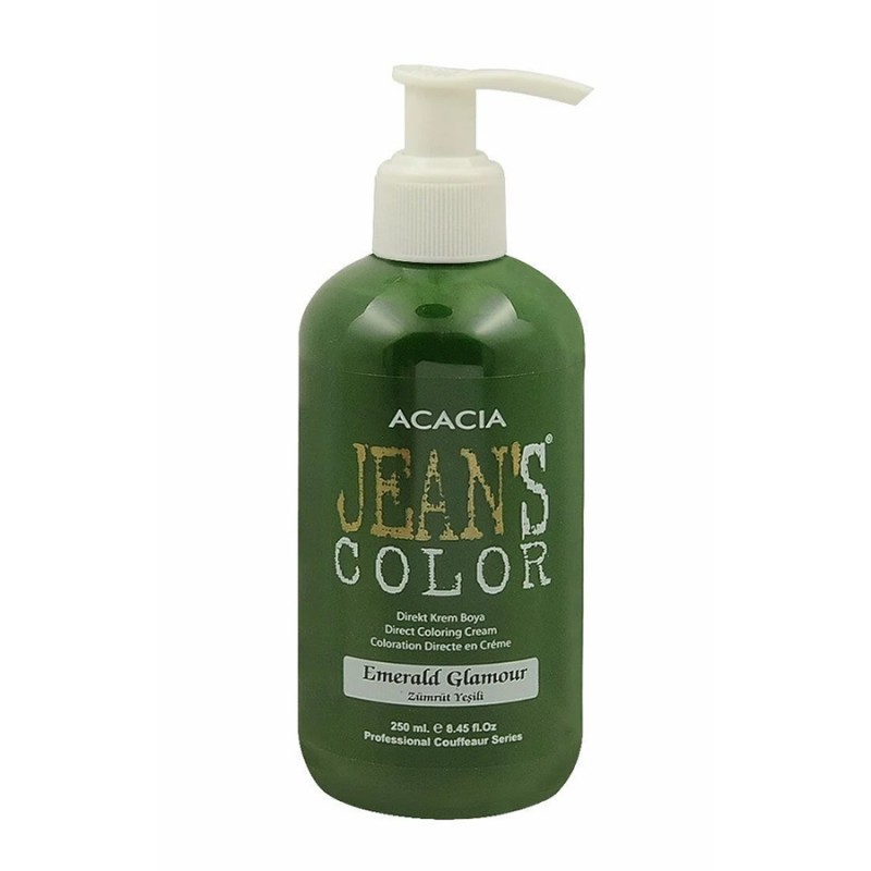 Jean’s Color Su Bazlı Amonyaksız Saç Boyası 250 Ml. - Zümrüt Yeşili