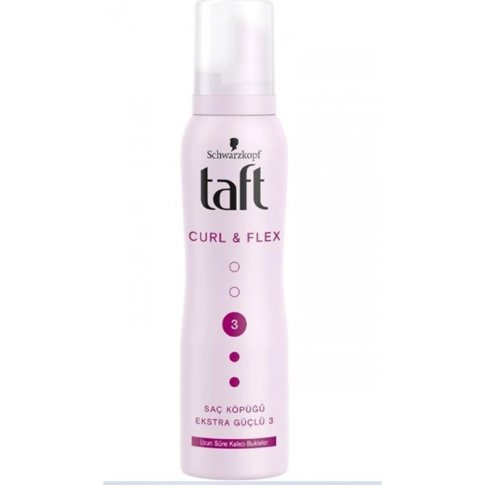 Schwarzkopf Taft Curl & Flex Saç Köpüğü Ekstra Güçlü 3 