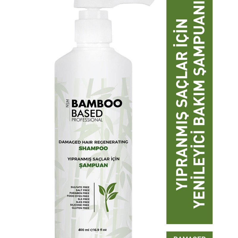 Bamboo Yıpranmış Saçlar için Şampuan 400 ml