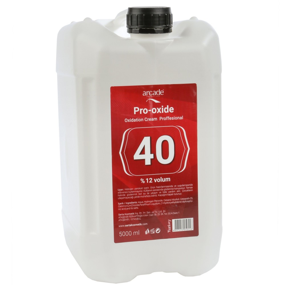 PRO OXIDE OXIDATION CREAM PROFFESİONAL 40 12 5000 ML